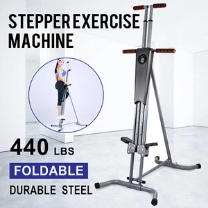 New Maxi Climber Vertical Stepper Exercise Fitness Monitor & Manual Sealed Gym - Picture 1 of 12