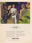 1943 Webster Cigars Palm Beach Navy Man, Edwin A. Georgi Artwork Print Ad 