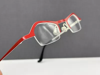 Anne Valentin Eyeglasses Frames Woman Red Square Small Lens Tine NP:399€ - Image 1 of 4