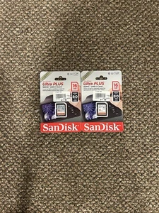 SanDisk Ultra PLUS SDHC UHS-I 16GB Memory Card up to 80MB/s (SDSDUSC-016G-AN6IN) - Picture 1 of 2