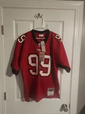Camiseta deportiva Mitchell & Ness 2002 Warren Sapp Tampa Bay Buccaneers Legacy talla 40 mediana Foto 1 de 4