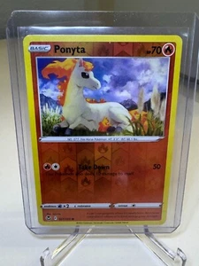 Pokémon Silver Tempest Ponyta 2022 021/195 holograma inverso  - Imagen 1 de 2