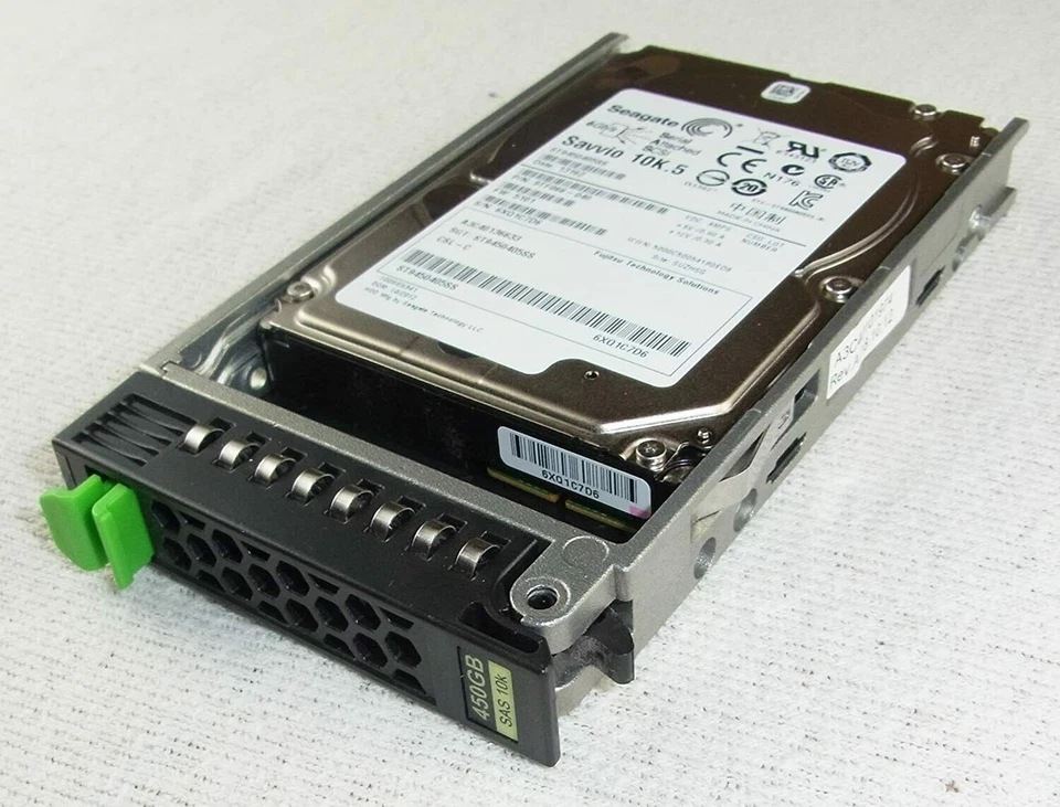 Fujitsu 450GB 10K 2.5" SAS 6Gb/s Hard Drive HDD S26361-F5602-L145 A3C40166986 - Image 1 of 1