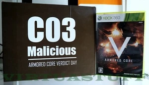 Armored Core V + Verdict Day C03 Malicious Figurine Bundle, Xbox 360, "open box" - Picture 1 of 9