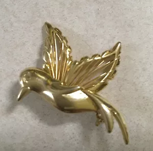 PIN/BROCHE DE PÁJARO EN TONO DORADO PARA ENCONTRAR PATRIMONIO BRILLANTE - Imagen 1 de 7