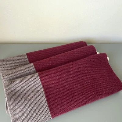 Bufanda Portolano Colorblock mezcla lana cachemir Foto 1 de 4