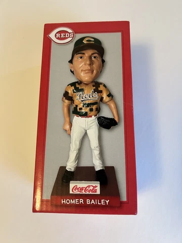 Cincinnati Reds Homer Bailey Camouflage Bobblehead Cover