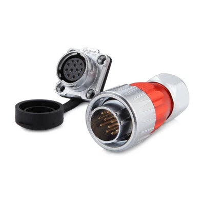 12pin 5A Panel Automotive Connector Power Socket Waterproof for Project Engineer - Image 1 of 4