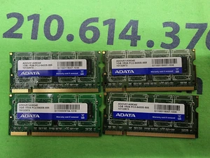 ADATA 4GB (1GB x 4) PC2-6400S-555 SODIMM 800MHz DDR2 RAM - Picture 1 of 1
