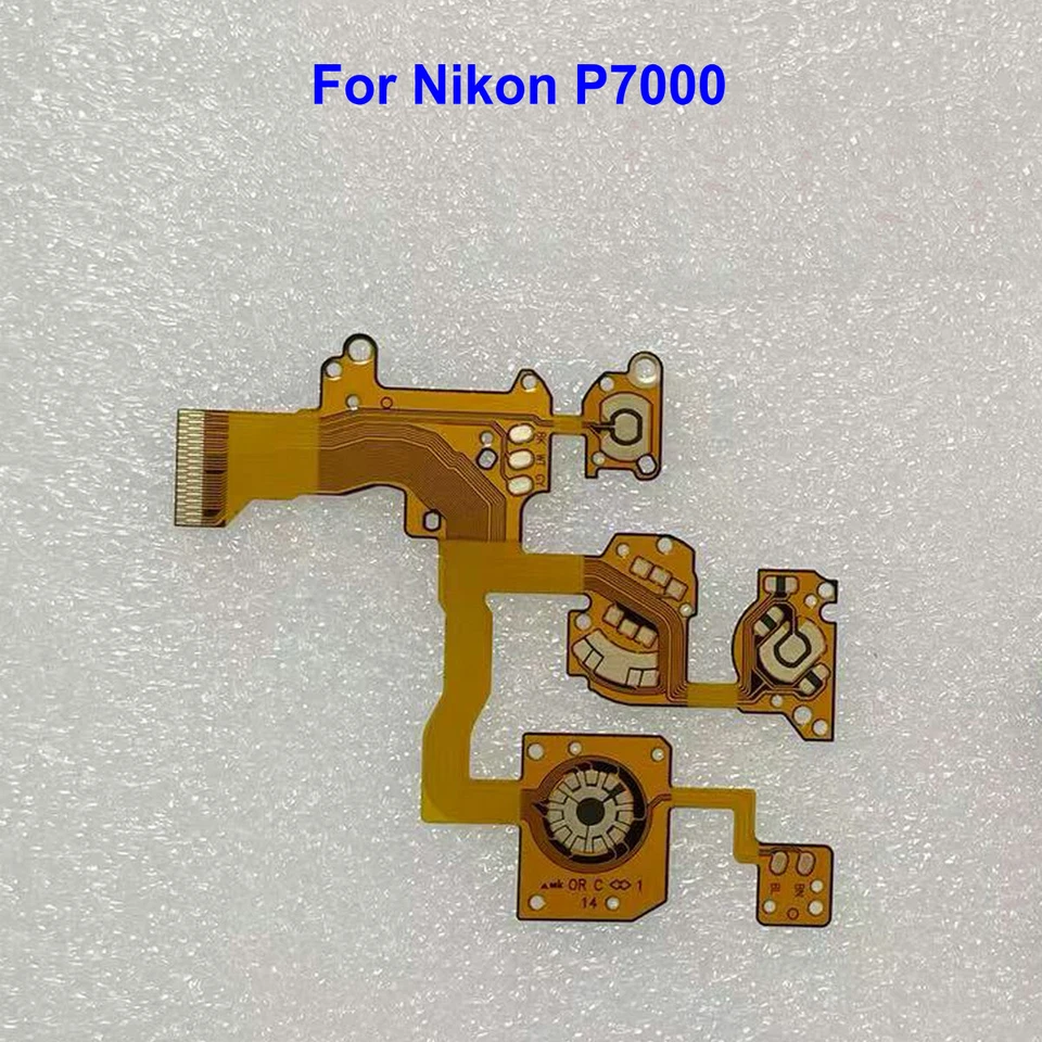 Camera Top Cover Button Key Circuit Board Flex Cable FPC for Nikon P7000 Repair - Image 1 of 1
