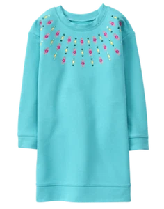 NWT Gymboree Ready Jet Go Floral Shift Dress 4,5,6,7,8,10,12 - Picture 1 of 1