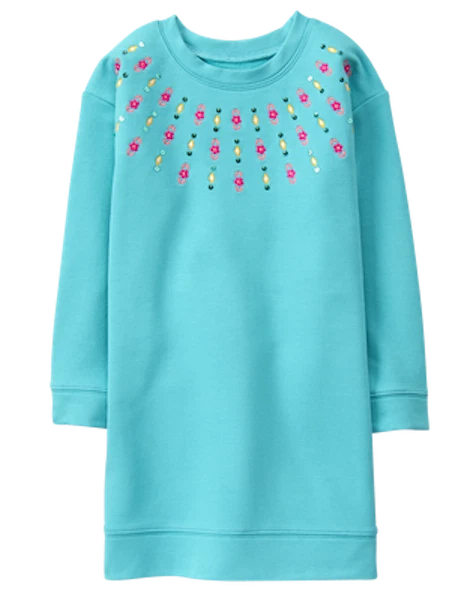 NWT Gymboree Ready Jet Go Floral Shift Dress 4,5,6,7,8,10,12 - Image 1 of 1