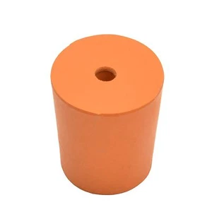 RUBBER STOPPER WITH HOLE, RUBBER BUNG WITH HOLE -SIZE 29 (29MM > 31MM) - 10 PACK - Picture 1 of 1