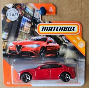 MATCHBOX 2019 - ALFA ROMEO GIULIA [RED] NEAR MINT CARD GOOD COMBINED POSTAGE 