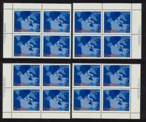 1980 Canada SC# 847 - Arctic Islands - Set of 4 Plate Blocks M-NH Lot # 2947s - Picture 1 of 1