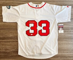 Jason Varitek Signed Boston Red Sox 2004 World Series Jersey MLB LEGEND JSA - Picture 1 of 4