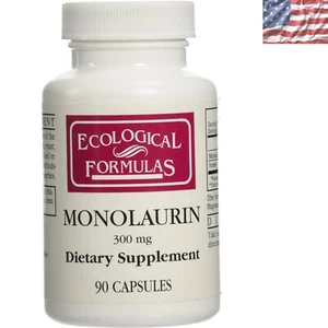 Cardiovascular Support with Monolaurin Natural Capsules – 90 Count Bottle - Picture 1 of 3