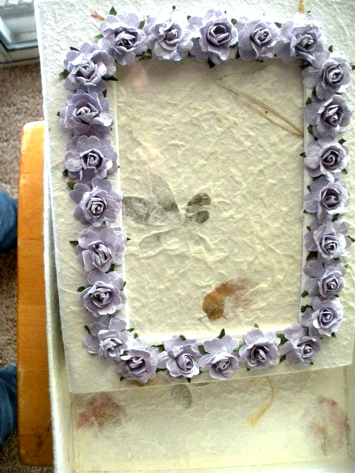 4/6 photo album created from hand made paper.  Perfect for a gift - Image 1 of 1