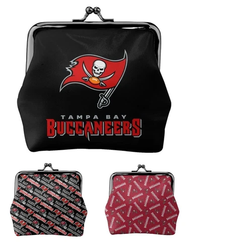 Tampa Bay Buccaneers Leather Coin Purse Change Purse Coin Bag Ladies Mini Wallet Cover