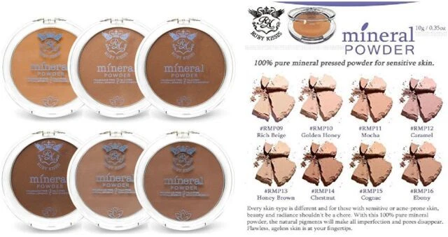 RUBY KISS MINERAL POWDER FOR SENSITIVE SKIN 0.35oz - All Shades Free UK Seller - Image 1 of 1