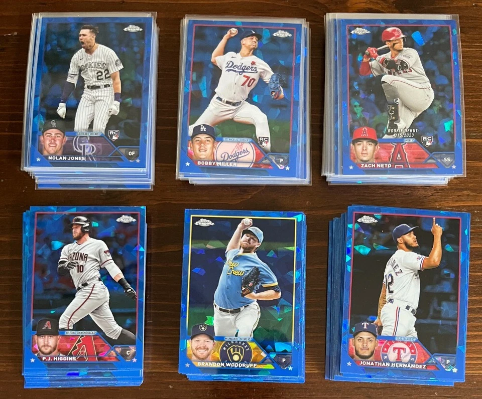 2023 Topps Chrome Update Sapphire - You Pick from List - Gold, Orange, Base, RCs - Image 1 of 1