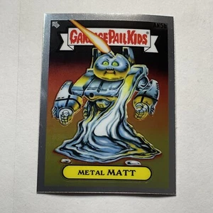 2021 Topps Garbage Pail Kids Series 4 Chrome METAL MATT GPK Card #AN5b - Picture 1 of 2