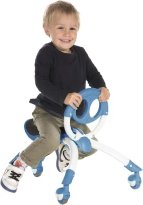 Игрушка прогулочная велосипедная YBIKE Pewi Elite 4-колесная синяя - Изображение 1 из 4