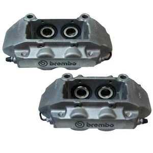 PINZAS DE FRENO DELANTERAS GRIS PARA RENAULT CLIO SPORT 197 200 MEGANE SPORT RS 225 230 - Imagen 1 de 2