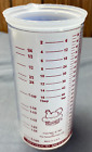 1997 Chef choyé Measure All Large 2 tasses tasse à mesurer liquide sec humide solide