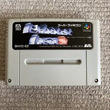 Free Shipping SNES SFC Exhaust Heat II 2 F-1 Racing 1993 Japanese Cart Only