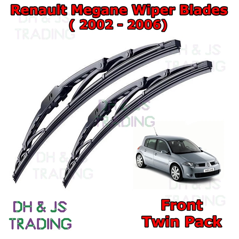 (02-06) Limpiaparabrisas limpiaparabrisas delantero 24""18"" Renault Megane Mk2 Foto 1 de 1