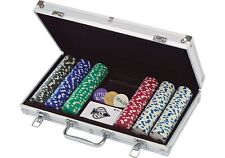 Spinmaster 300 Piece Poker Card and Chip Set In Aluminium Case NEW UK Stock