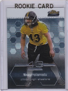Troy Polamalu ROOKIE CARD 2003 Topps Finest Football $$ RC Pittsburgh Steelers! - Bild 1 von 2
