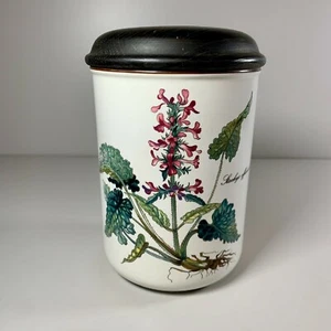 Villeroy & Boch Storage Jar with Wooden Lid Botanica Stachys Officinalis - Picture 1 of 6