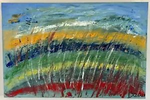 A MEMORABLE CONTEMPORARY Art 37x25 Beautifully framed and Ready for hanging - Picture 1 of 1