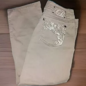 Christopher & Banks Womens Size 14 Tan Denim Jeans 24 Long - Picture 1 of 2