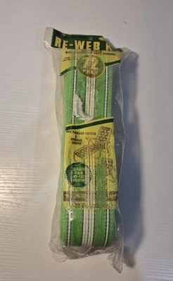 Kit de re-web de silla de césped Wellington verde blanco a rayas 72 pies hecho en EE. UU. NUEVO DE STOCK Foto 1 de 3