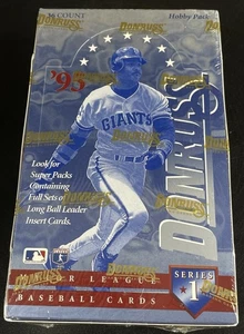 1995 Donruss Series 1 Baseball Factory Sealed Box 36 Pack Super Packs Insert Set - Picture 1 of 3