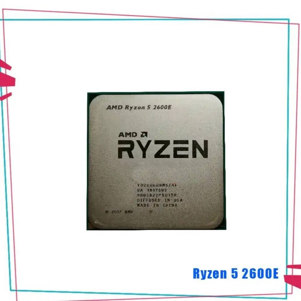 AMD Ryzen 5 2600E CPU 3.1GHz Socket AM4 45W Processor - Image 1 of 1