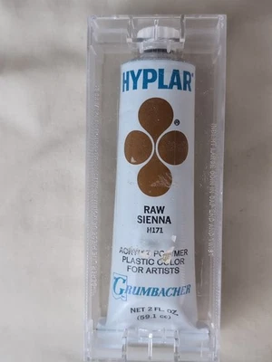 GRUBACHER - HYPLAR ACRYLIC  "RAW SIENNA" 59.1 ml/2.0 oz - H171 - Image 1 of 2