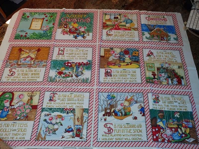 Mary Engelbreit's A Merry Little Christmas Soft Fabric Craft Book Project Panels - Image 1 of 4