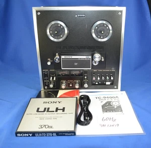 SONY TC-9400A Reel to Reel Tape Deck 4-Track 60Hz Only Serviced & Tested Japan - Picture 1 of 24