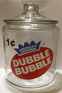 A Hard to Find Double Bubble Glass Jar Counter #1 - Picture 1 of 1
