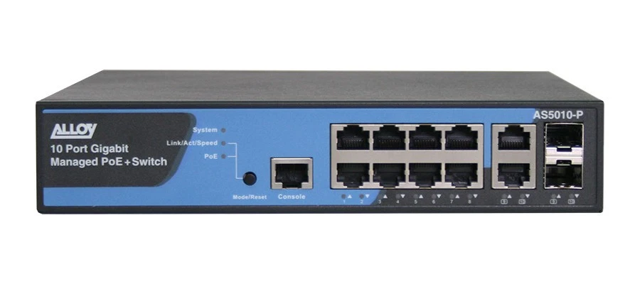 ALLOYAS5010-P 10 Port Layer 3 Lite Managed PoE+ Switch - Image 1 of 1