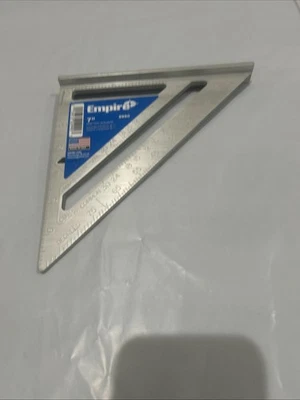 EMPIRE 2990 RAFTER SQUARE 7" ALUMINUM FRAMING SQUARE - Image 1 of 2