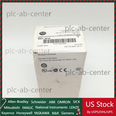 Новый селекторный переключатель Allen-Bradley 800T-J91A — ЗАПЕЧАТАННЫЙ В ЗАВОДСКОЙ УПАКОВКЕ, США, бесплатный налог - Изображение 1 из 4