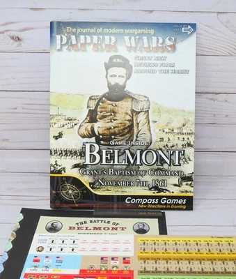 Compass Games Paper Wars 87, Belmont: Grant's Baptism of Command, неперфорированная - Изображение 1 из 4