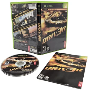 Xbox Driv3r Driver 3 completo con gioco, custodia e manuale 2004 testato funzionante! - Foto 1 di 11