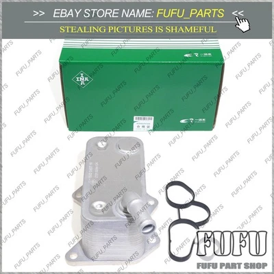 Engine Oil Cooler For Volkswagen Jetta Passat Audi A4 TTS Quattro A3 06D117021C - Imagem 1 de 4