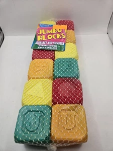 Jumbo Blocks Alphabet And Numbers Oversized For Easy Handling - Picture 1 of 6